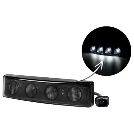 Lampa Pozycyjna Przednia z Wtyczką (LED) Biała 12 / 24V Uniwersalny