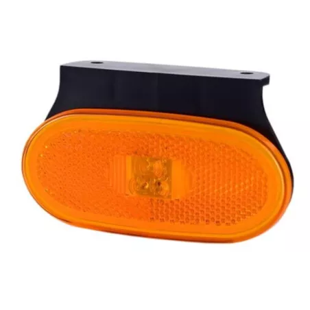 ФОНАРЬ ГАБАРИТНЫЙ БОКОВОЙ С КРОНШТЕЙНОМ (LED) ОРАНЖЕВЫЙ 12 / 24V УНИВЕРСАЛЬНАЯ