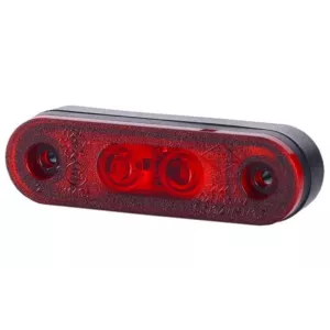 Side Marker Light, With A Slim And A Thick Rubber Pad (LED) Red 12 / 24V Universal