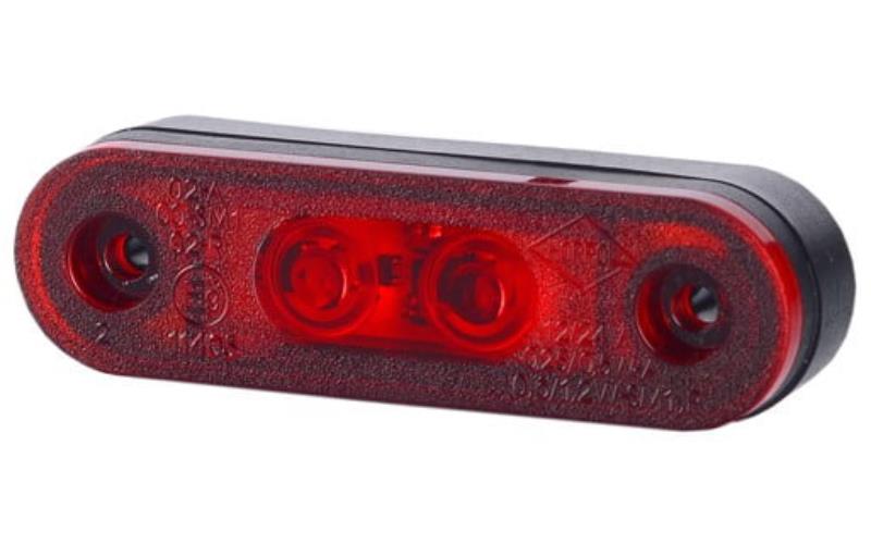 Luz de Posición, con Almohadillas Baja y Alta (LED) Roja 12 / 24V Universal