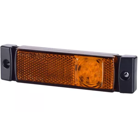 Luz de Gálibo con Reflejo (LED) Amarilla 12 / 24V Universal