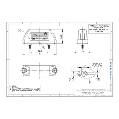 Marker Light (LED) White 12 / 24V Universal