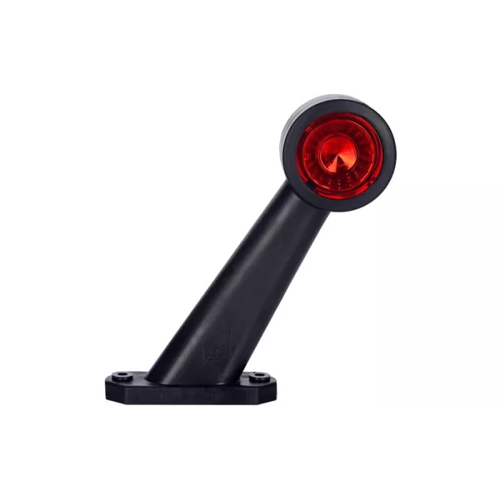 Lampa Obrysowa Na Wysięgniku Długim Ukośnym (LED) Biało - Czerwony 12 / 24V Prawy