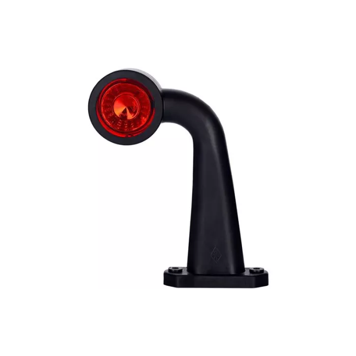 Feu de Gabarit Coudé Long (LED) Blanc - Rouge 12 / 24V Droit