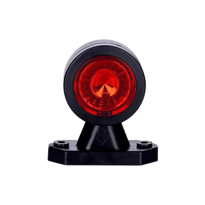 Luz de Gálibo, En Brazo Corto, Recto (LED) Blanca - Roja 12 / 24V Universal