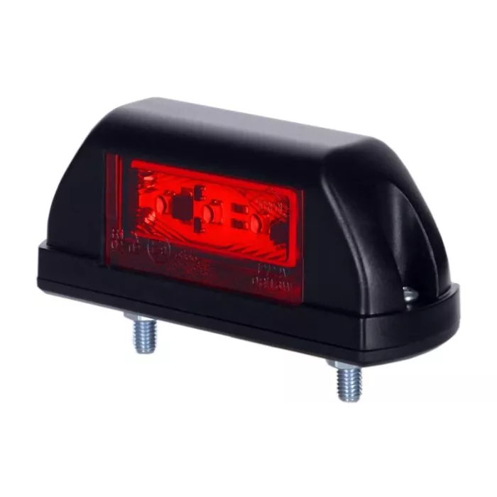 ФОНАРЬ ГАБАРИТНЫЙ (LED) БЕЛЫЙ - КРАСНЫЙ 12 / 24V УНИВЕРСАЛЬНАЯ
