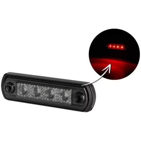 Feu de Gabarit (LED) Rouge 12 / 24V Universel