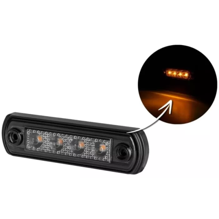 Luz de Gálibo (LED) Amarilla 12 / 24V Universal