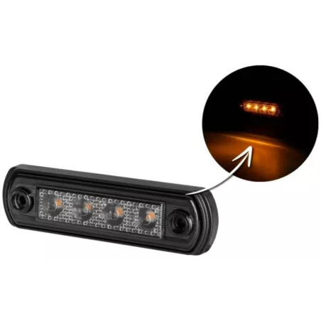 Marker Light (LED) Orange 12 / 24V Universal