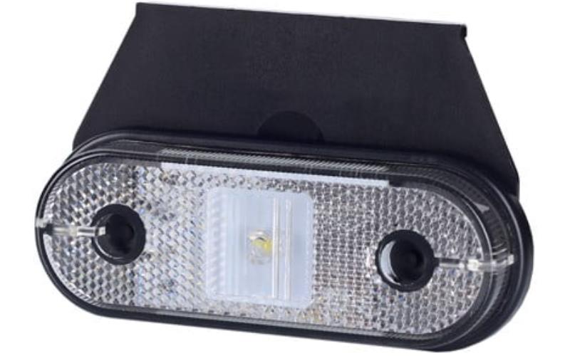 Lampa Obrysowa z Odblaskiem Wisząca (LED) Biała 12 / 24 V Uniwersalna
