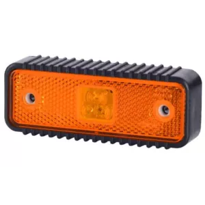 Standlicht Mit Rückstrahler Mit Riffel-Gummiunterlage (LED) Orange 12 / 24V Universal