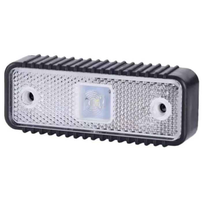 Standlicht Mit Rückstrahler Mit Riffel-Gummiunterlage (LED) Weiß 12 / 24V Universal