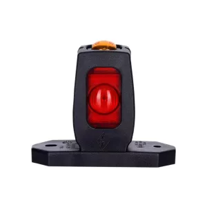 Luz de Gálibo Triple, En Brazo Corto (LED) Blanca - Amarilla - Roja 12 / 24V Universal