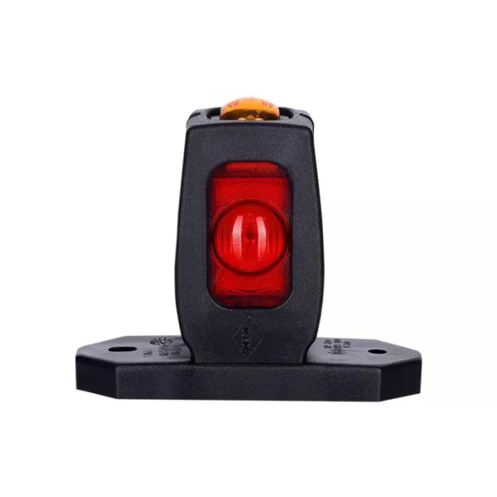 Luz de Gálibo Triple, En Brazo Corto (LED) Blanca - Amarilla - Roja 12 / 24V Universal