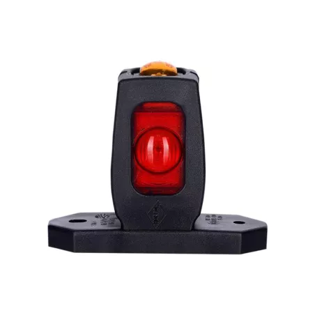 Triple Outline Marker Light On A Short Arm (LED) White - Orange - Red 12 / 24V Universal