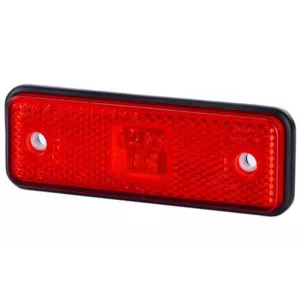 Luz de Posición con Reflejo con Almohadilla de Goma (LED) Roja 12 / 24V Universal