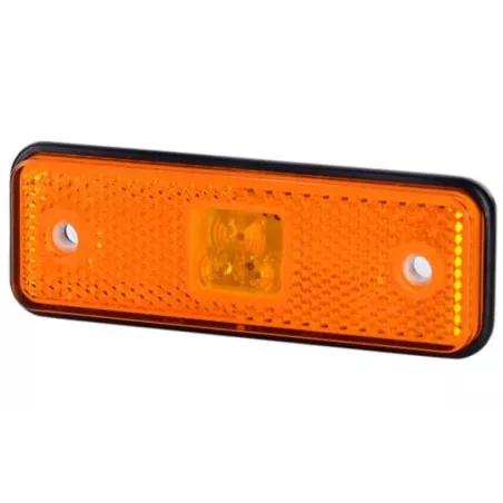 Standlicht Mit Rückstrahler Mit Gummiunterlage (LED) Orange 12 / 24V Universal
