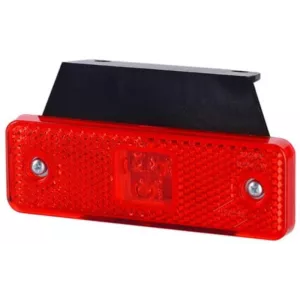 ГАБАРИТНЫЙ ФОНАРЬ С ОТРАЖАТЕЛЕМ И КРЕПЛЕНИЕМ (LED) КРАСНЫЙ 12/24V УНИВЕРСАЛЬНЫЙ