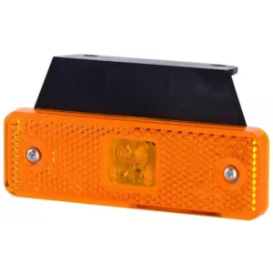Luz de Posición con Reflector y Soporte (LED) Naranja 12 / 24V Universal