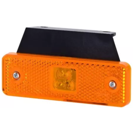 Luz de Posición con Reflector y Soporte (LED) Naranja 12 / 24V Universal