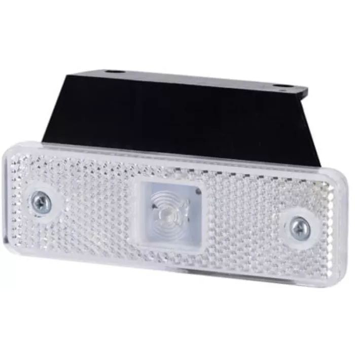 Marker Lamp With Reflector And Bracket (LED) White 12 / 24V Universal