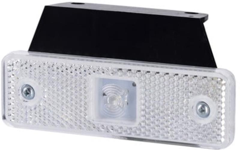 Marker Lamp With Reflector And Bracket (LED) White 12 / 24V Universal