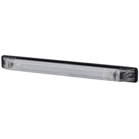 Rear Marker Light, Long (Transparent Lens) (LED) Red 12 / 24V Universal