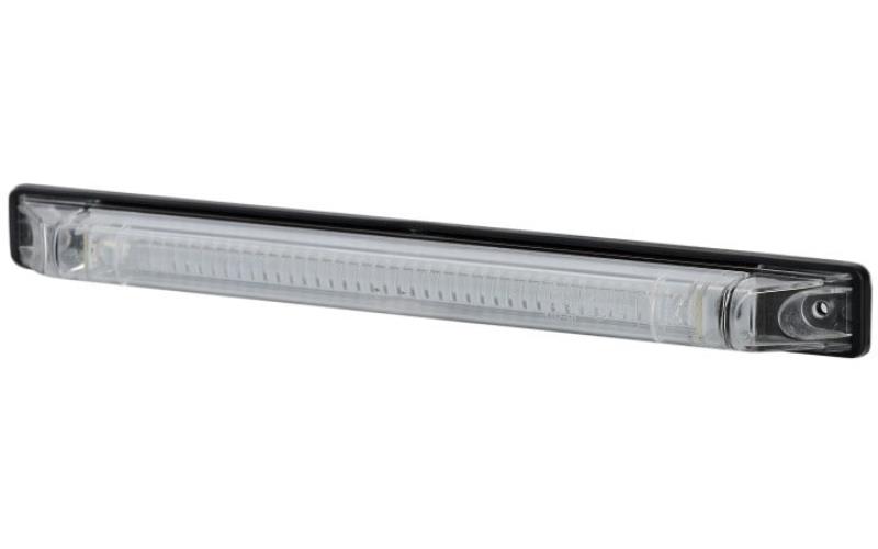 Rear Marker Light, Long (Transparent Lens) (LED) Red 12 / 24V Universal