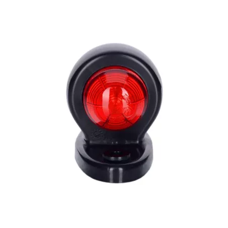 Seitenmarkierungsleuchte Auf Einem Ovalen Sockel (LED) Rot 12 / 24V Universal