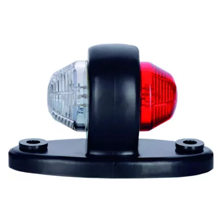 Seitenmarkierungsleuchte Hängend (LED) Weiß - Rot 12 / 24V Universal