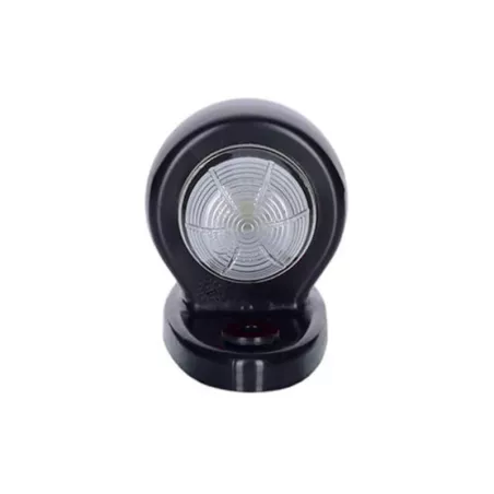 Marker Light With An Oval Base (LED) White - Red 12 / 24V Universal