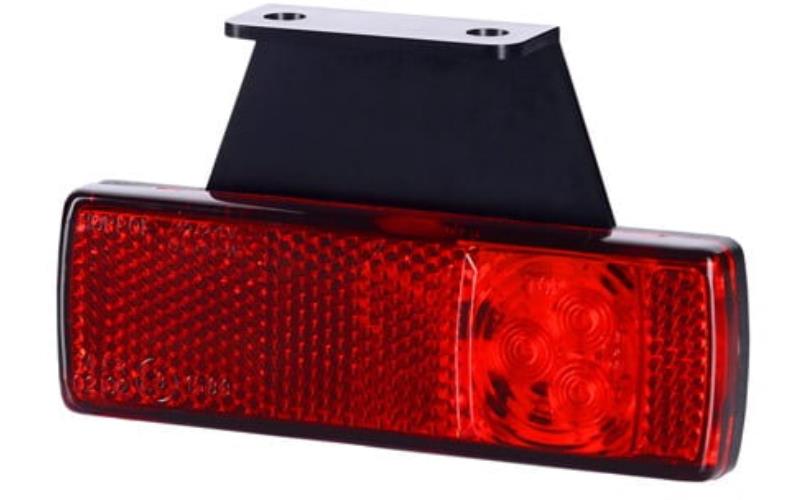 Feu de Gabarit Avec Catadioptre, Suspendu (LED) Rouge 12 / 24V Universel