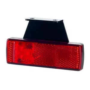 Lampa Obrysowa z Odblaskiem Podwieszana (LED) Czerwona 12 / 24V Lewa