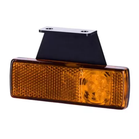 Lampa Obrysowa z Odblaskiem Podwieszana (LED) Pomarańczowa 12 / 24V Prawa