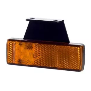 Lampa Obrysowa z Odblaskiem Podwieszana (LED) Pomarańczowa 12 / 24V Lewa