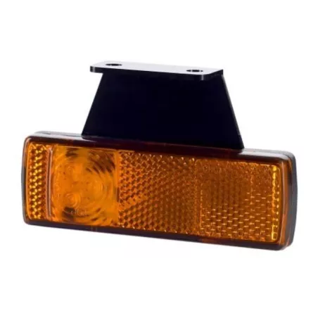 Seitenmarkierungsleuchte Mit Rückstrahler, Eingehängt (LED) Orange 12 / 24V Universal