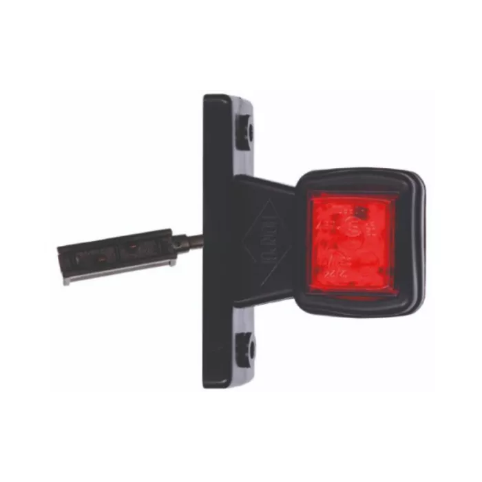 ГАБАРИТНЫЙ ФОНАРЬ НА ПРЯМОМ КРОНШТЕЙНЕ (LED) БЕЛЫЙ / КРАСНЫЙ 12 / 24V RH