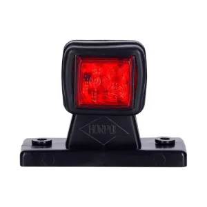 Outline Marker Light, Square With A Short, (LED) White - Red 12 / 24V Left