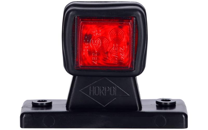 Feu de Gabarit Coudé (LED) Blanc - Rouge 12 / 24V Gauche