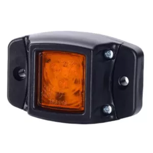 ФОНАРЬ ГАБАРИТНЫЙ ПЕРЕДНИЙ С РЕЗИНОВЫМ КОНТУРОМ (LED) ОРАНЖЕВЫЙ 12 / 24V УНИВЕРСАЛЬНАЯ