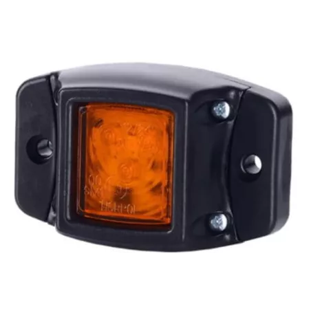 Feu de Gabarit Avec Embase Caoutchouc (LED) Orange 12 / 24V Universel