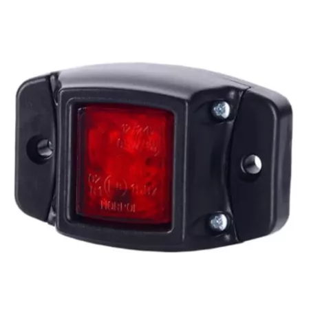 Feu de Gabarit Avec Embase Caoutchouc (LED) Rouge 12 / 24V Universel