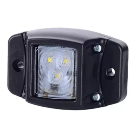 ФОНАРЬ ГАБАРИТНЫЙ ПЕРЕДНИЙ С РЕЗИНОВЫМ КОНТУРОМ (LED) БЕЛЫЙ 12 / 24V УНИВЕРСАЛЬНАЯ