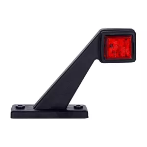 FEU DE GABARIT COUDÉ COURT (LED) BLANC - ROUGE 12/24V GAUCHE