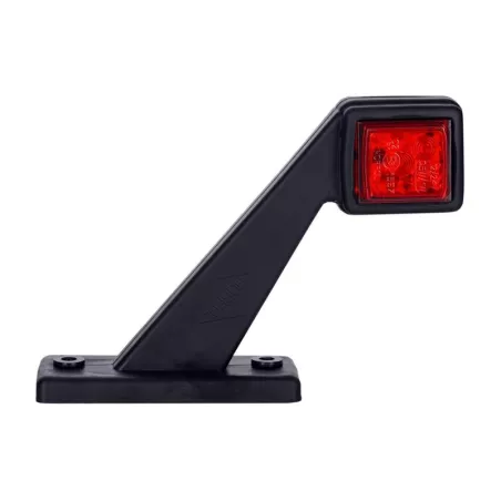 Lampa Obrysowa Na Ramieniu Krótkim Ukośnym (LED) Biało - Czerwona 12 / 24V Lewy