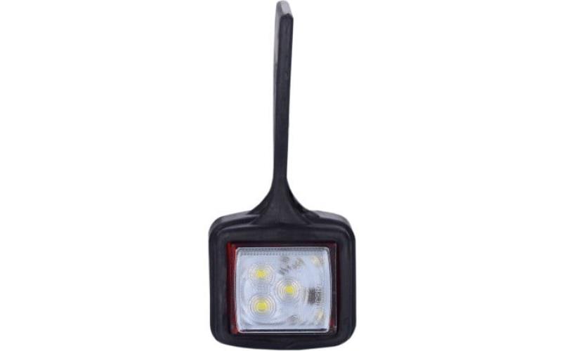 Seitenmarkierungsleuchte Hängend (LED) Weiß - Rot 12 / 24V Rechts