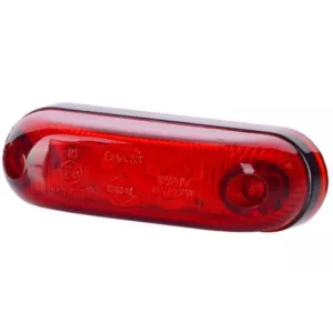 LUZ DE GÁLIBO OVALADA (LED) ROJA 12/24V UNIVERSAL