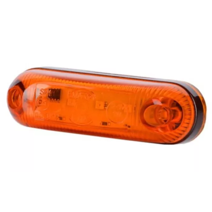 Feu de Gabarit Ovale (LED) Orange 12 / 24V Universel