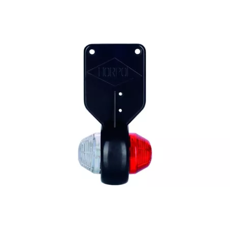 Lampa Obrysowa Wisząca (LED) Biało - Czerwona 12 / 24V Lewa