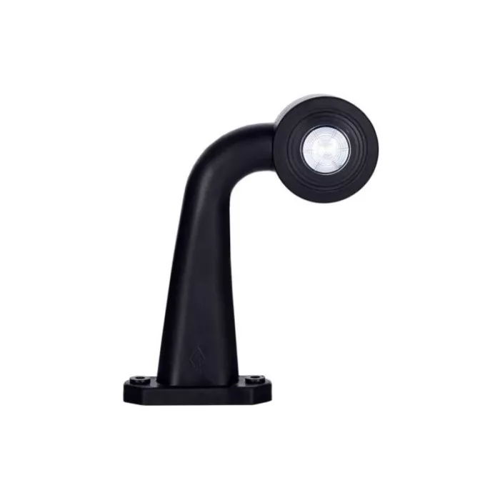 Feu de Gabarit Coudé Long (LED) Blanc - Rouge 12 / 24V Droit